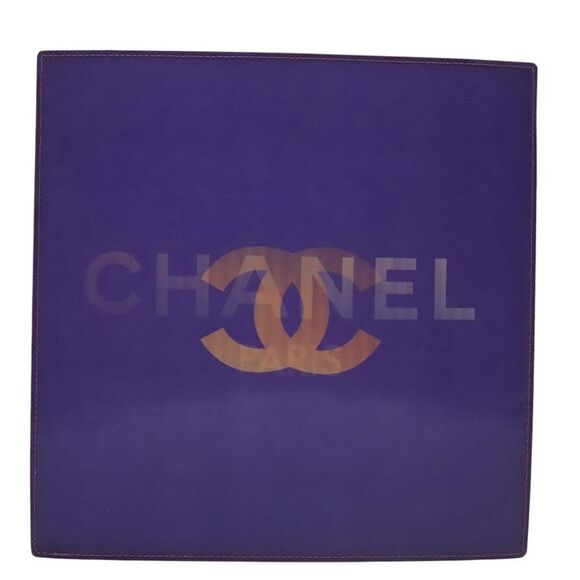Pre Loved chanel Women Purple Tote Bags - Picture 3 of 8